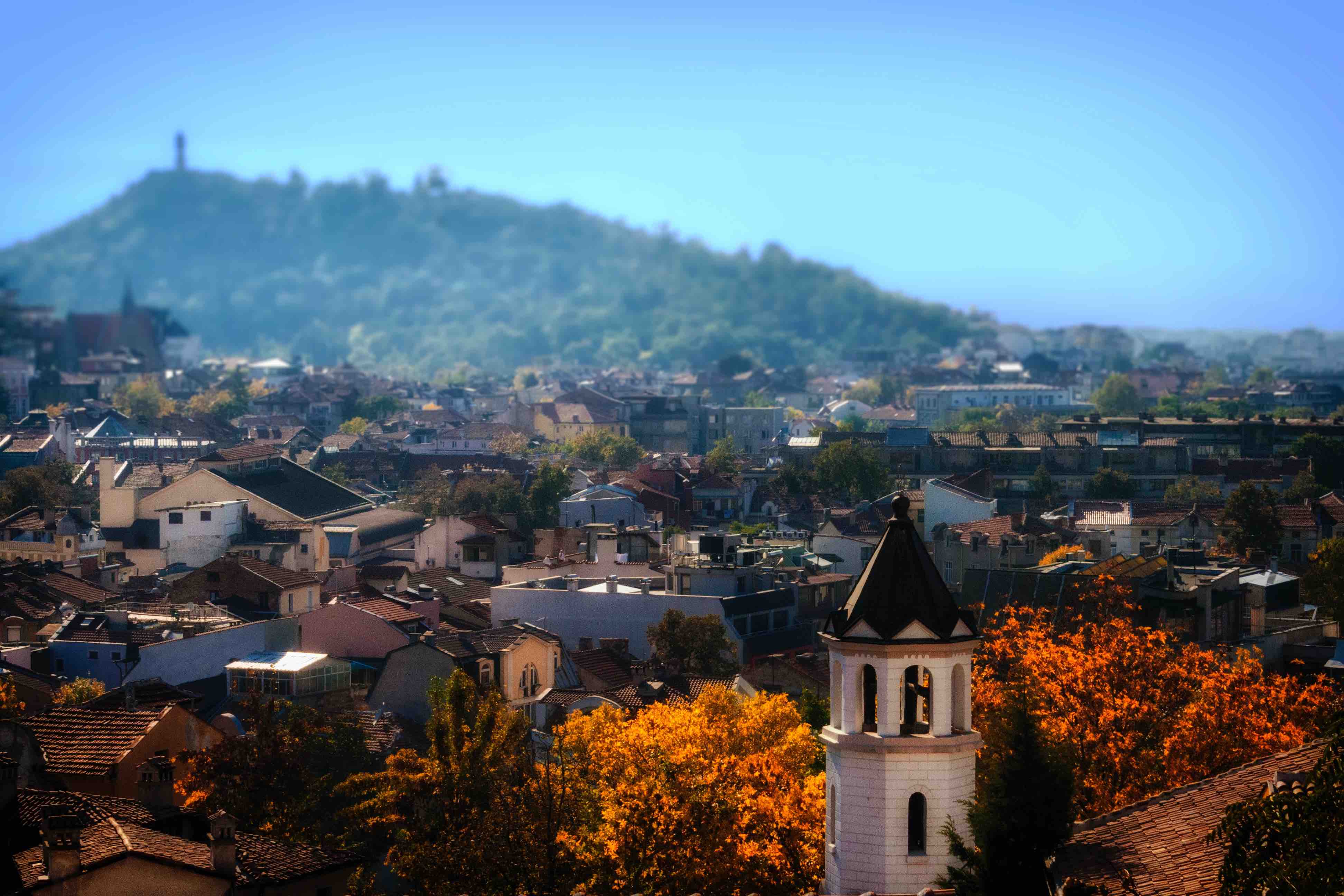 Picture of the old town in Plovdiv